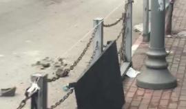 #مباشر من المواجهات في وسط الخليل 
تصوير عامر أبو عرفة