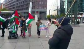 #بث_مباشر: فعالية في العاصمة الألمانية برلين تضامناً مع الأسرى الفلسطينيين المضربين عن الطعام في سجون الاحتلال