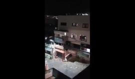 #فيديو لحظة هدم قوات الاحتلال شقة الأسير "علاء قبها" في برطعة بجنين