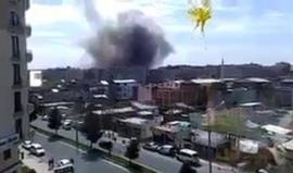 #عاجل انفجار ضخم قرب مدرسة للشرطة في مدينة ديار بكر التركية