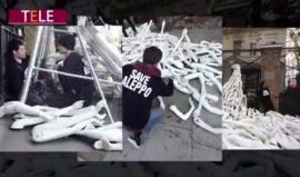 800 يد مقطوعة تعترض مدخل السفارة الروسية في لندن.. لماذا ؟!