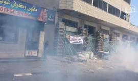 #فيديو مواجهات عنيفة مع الاحتلال على المدخل الشمالي لبيت لحم