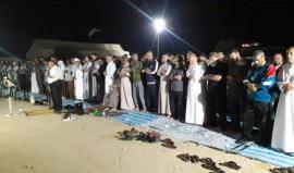 #مباشر إقامة صلاة العشاء والتراويح في مخيم العودة شرق المحافظة الوسطى