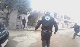 #شاهد | قامت قوات النظام السوري تقصف الأحياء السكنية داخل مدينة الرستن بالصواريخ اسفرت عن سقوط جريح بين صفوف المدنيين .