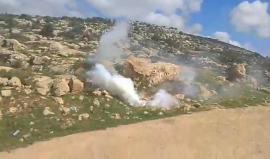 #شاهد إصابات اثر قمع قوات الاحتلال المواطنين عقب أدائهم صلاة الجمعة في قرية المزرعة الغربية قضاء رام الله .