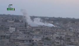 قوات النظام السوري تقصف مدينة الرستن بريف #حمص الشمالي