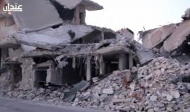 الصواريخ الروسية تدمر ما لم تطاله صواريخ الأسد في مدينة عندان شمال حلب
تصوير: سامي الرج