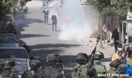 #شاهد | قوات الاحتلال تقمع مسيرة طالبت بفتح شارع الشهداء وفك الإغلاق عن البلدة القديمة بالخليل في ذكرى مجزرة المسجد الإبراهيمي الشريف. 

تصوير بلال الطويل