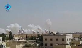 قصف صاروخي من قبل قوات الأسد على حي الراشدين في �#حلب
وكالة ثقة