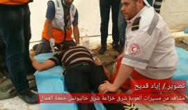 مشاهد من شرق خانيونس جنوب قطاع غزة في الجمعة السادسة من مسيرة العودة الكبرى  
تصوير : إياد قديح 
 #مسيرة_العودة_الكبرى