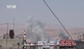 قصف جوي على مدينة #دوما بريف #دمشق 
#سوريا