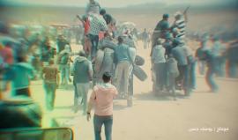 #شاهد : مقتطفات من #مسيرة_العودة_الكبرى شرق #غزة
