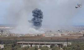 وكالة أعماق التابعة لتنظيم الدولة تنشر مشاهد للقصف الجوي والمدفعي التركي لمحيط مدينة #الباب شرق #حلب، وتشير تقارير إلى وقوع العشرات بين قتلى وجرحى جراء القصف والمعارك المتواصلة ضمن #درع_الفرات .