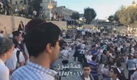 استفزازات المستوطنين برقصاتهم في ذكرى احتلال القدس.