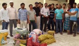 معونات غذائية من الهند للآلاف من عمالها في السعودية لإنقاذهم من الجوع بسبب أزمة الشركات