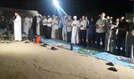 #مباشر صلاة العشاء والتراويح من مخيم العودة شرق المحافظة الوسطى