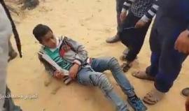 #شاهد ماذا فعل جنود الاحتلال للمصلين في مسيرة العودة شرق رفح؟