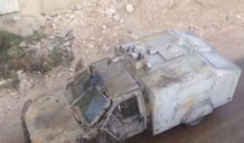 من المواجهات اليوم بين الشبان وقوات الاحتلال في كفر قدوم قضاء قلقيلية اثر قمع مسيرتها الاسبوعية .