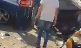 #فيديو 6 قتلى وعشرات الاصابات في حادث سير مروع بين حافلة اسرائيلية ومركبة فلسطينية على طريق نابلس رام الله