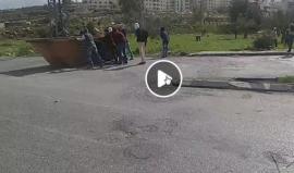 #مباشر مواجهات مع قوات الاحتلال على المدخل الشمالي لمدينة البيرة