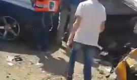فيديو - 6 وفيات بحادث مروع قرب مستوطنة شرق رام الله