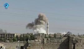 ضحايا في قصف جوي على حي الصاخور في #حلب
وكالة ثقة