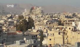 قوات النظام السوري تواصل قصف حي القابون شرقي دمشق بالصواريخ