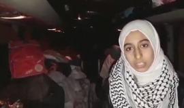 طفلة تتحدث عن هجرتها من مخيم خان الشيح للاجئين الفلسطينيين بريف دمشق إلى #إدلب