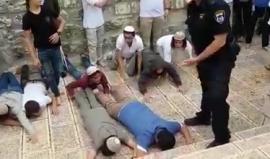 في ساحات الأقصى .. 

#فيديو صلوات تلمودية يؤديها المستوطنين في المسجد المبارك