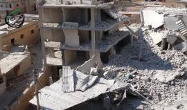 دمار في مدينة #حريتان بريف #حلب الشمالي جراء القصف المتواصل