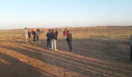 استمرار المواجهات لليوم الثالث على التوالي قرب مخيم العودة شرق جباليا
تصوير ثائر ابورياش