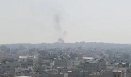 #مباشر أعمدة الدخان تتصاعد من شرق غزة عقب إشعال الشبان إطارات