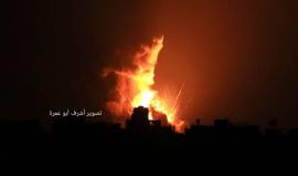 غارات إسرائيلية على قطاع غزة