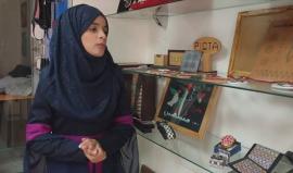 #شاهد | التطريز على الخشب .. فكرة جديدة ومنتوجات منوعة - الشابة نور جبر