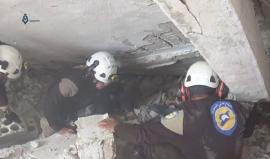 #شاهد | قوات النظام السوري ترتكب مجزرة بحق عائلة كاملة في قرية كفرعويد بريف ادلب الجنوبي .