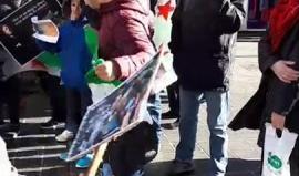 وقفة تضامنية من ليفربول لناشطين وأهالي وفعاليات ، رفضو الصمت الدولي المخجل ضد آلة الحرب المستعرة على الشعب السوري الاعزل في الغوطة الشرقية .