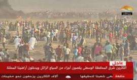 #مباشر| اشتداد وتيرة المواجهات بين الشبان وقوات الاحتلال على طول حدود قطاع #غزة

#مسيرة_العودة_الكبرى