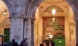 آذان المغرب من المسجد الأقصى المبارك قبل قليل