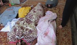 #شاهد | عدد من الشهداء جراء الغارات الجوية بالصواريخ الفراغية على احياء بلدة الغنطو في حمص