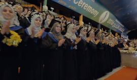#شاهد احتفالات التخرج في الكلية الجامعية للعلوم التطبيقية - غزة  2016 #فوج_التميز