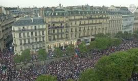 #مباشر من باريس .. تواصل الاحتفالات في فرنسا بعد حصولها على كاس العالم لكرة القدم بفوزها على كرواتيا