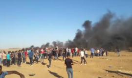 #مباشر | من المواجهات المندلعة شرق جباليا شمال قطاع غزة ،
#بث|| محمد المصري