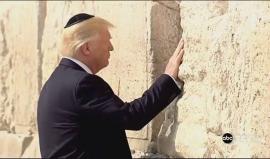 #شاهد | ترامب الآن على حائط " البراق " في القدس المحتلة