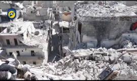 #حلب.. ضحايا جراء قصف جوي على الأحياء السكنية في #حي_الصالحين