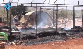 مجزرة يرتكبها الطيران الروسي بالقصف على مخيم للنازحين قرب مدينة #الأتارب بريف #حلب الغربي
وكالة ثقة