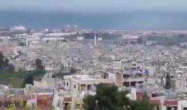 #فيديو من الاشتباكات العنيفة في منطقة حي الطيري في مخيم عين الحلوة بلبنان صباح اليوم