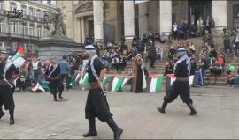 فعالية في العاصمة البلجيكية بروكسيل في الذكرى الـ 69 للنكبة وتضامنا مع السرى في سجون الاحتلال .