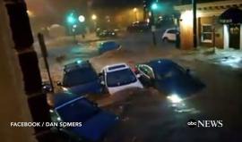 #شاهد فيضانات جراء مياه الأمطار في ماريلاند الأمريكية