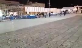 سلطات الاحتلال تنصب خيمة كبيرة أمام حائط البراق تحضيراً لتنديس نائب الرئيس الأميركي للساحة.