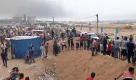 #مباشر 

اطلاق نار عشوائي من قوات الاحتلال  تجاه الشبان شرق البريج .

بث مراسلنا : أحمد المقادمة